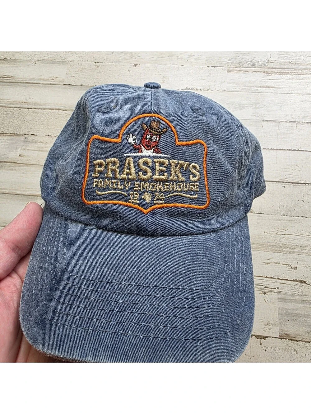 Prasek's Family Smokehouse Texas Baseball Hat Dad Cap